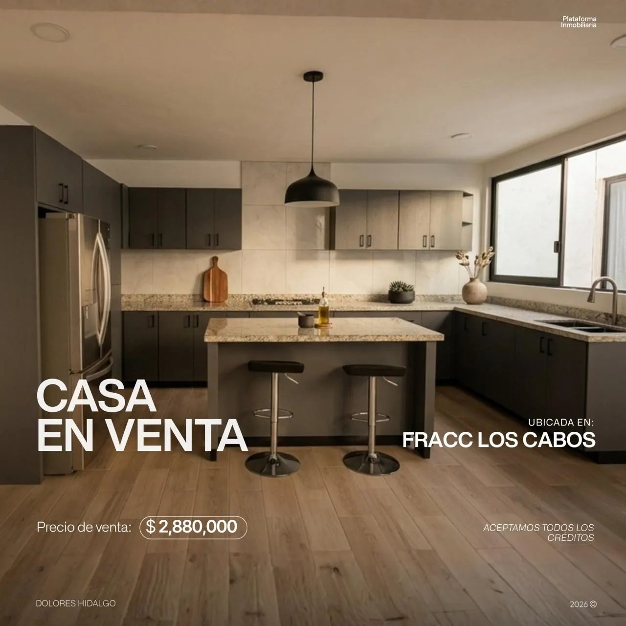 Casa en Venta en Fraccionamiento Los Cabos, Dolores Hidalgo